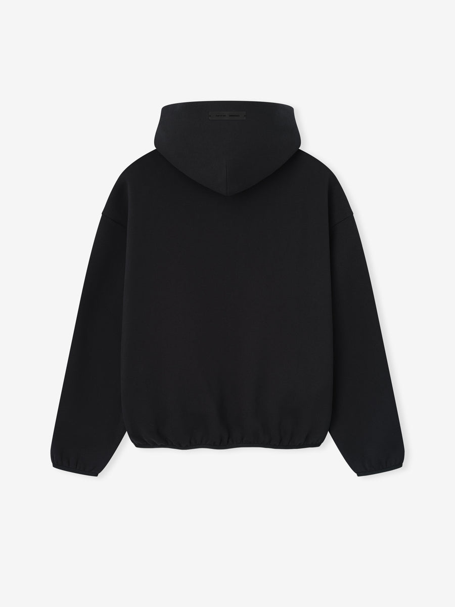 Modern Fleece Hoodie – Jet Black