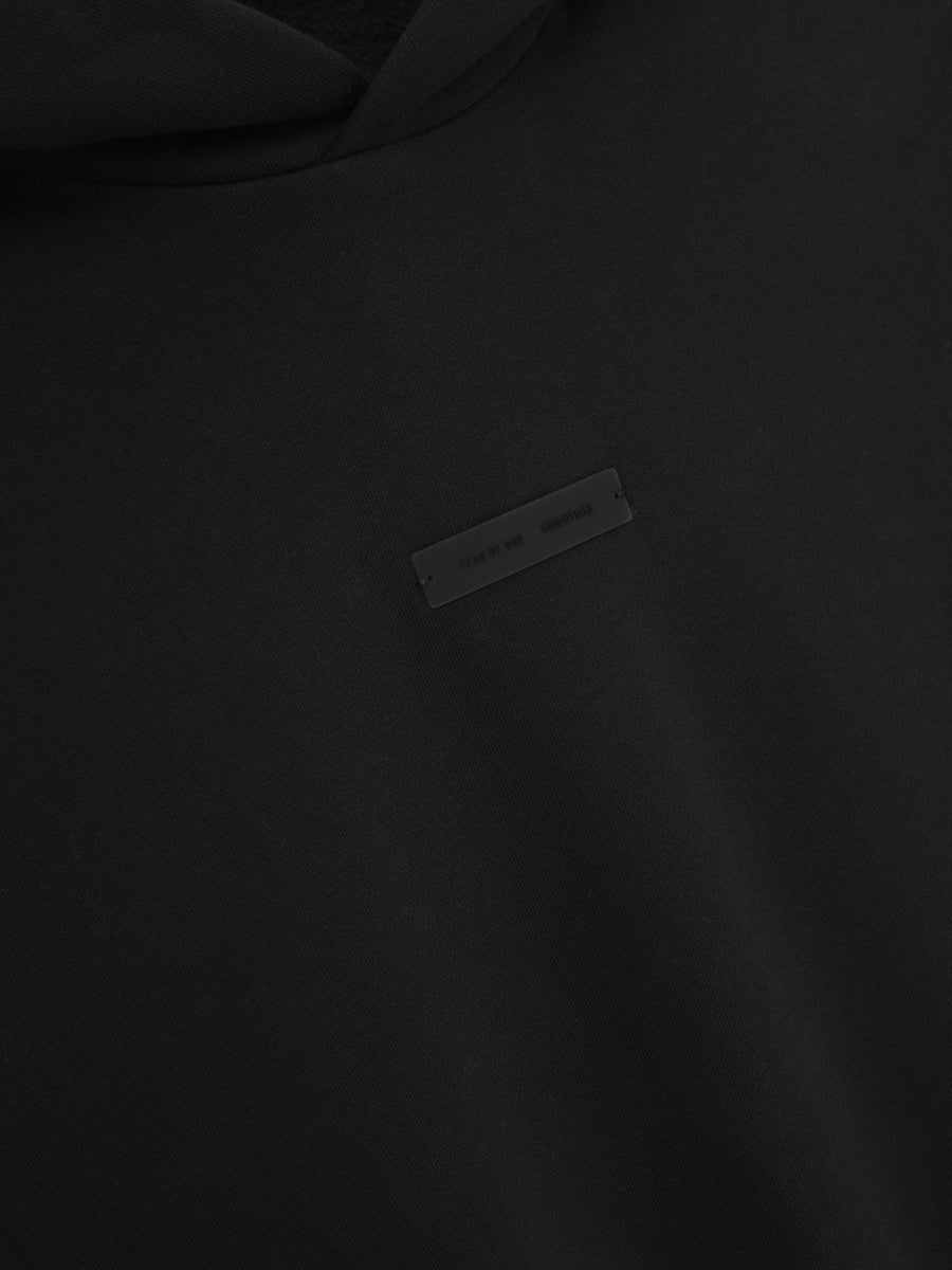 Modern Fleece Hoodie – Jet Black