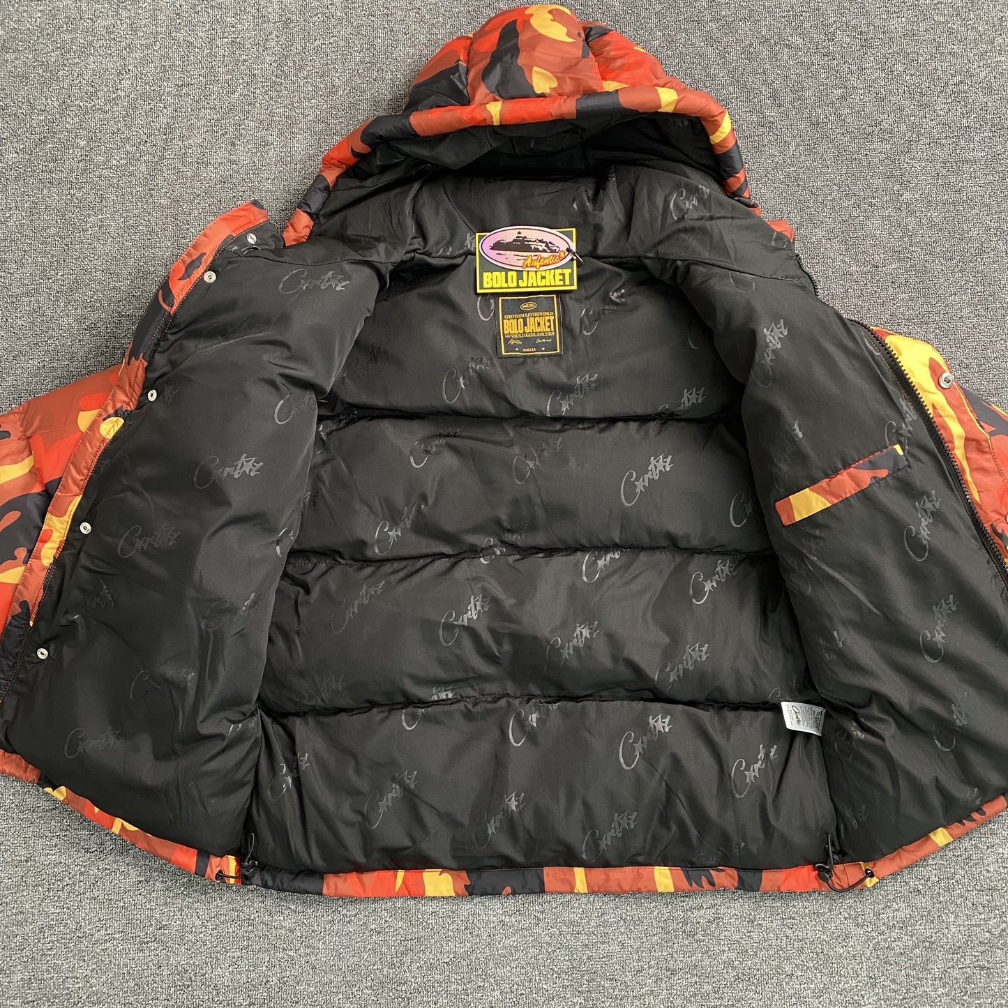Corteiz Bolo V2 Jacket Blood Orange