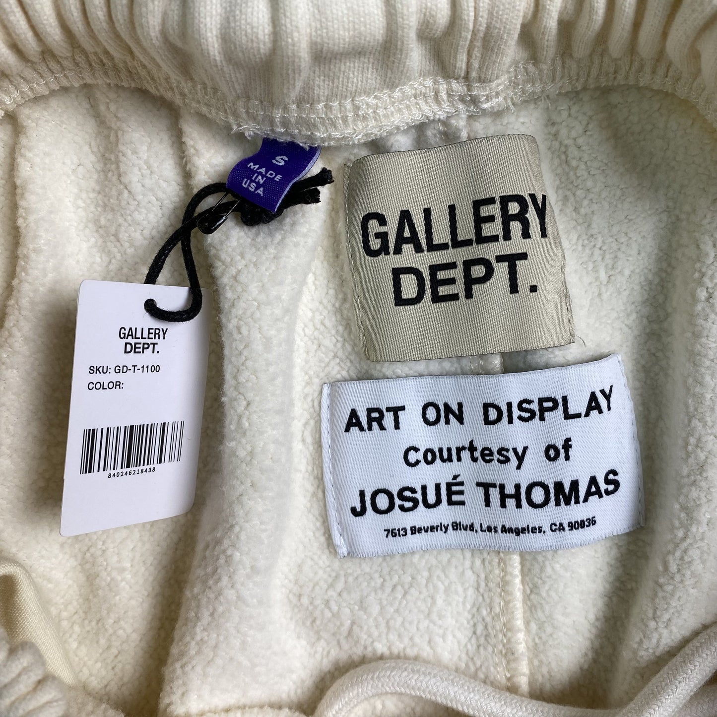 Gallery Dept Flare Sweatpants Cream