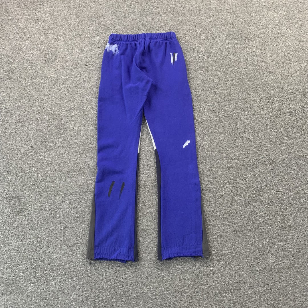 Gallery Dept Paint Sweatpants Blue