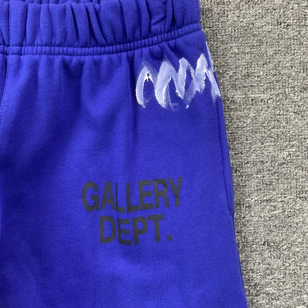 Gallery Dept Paint Sweatpants Blue
