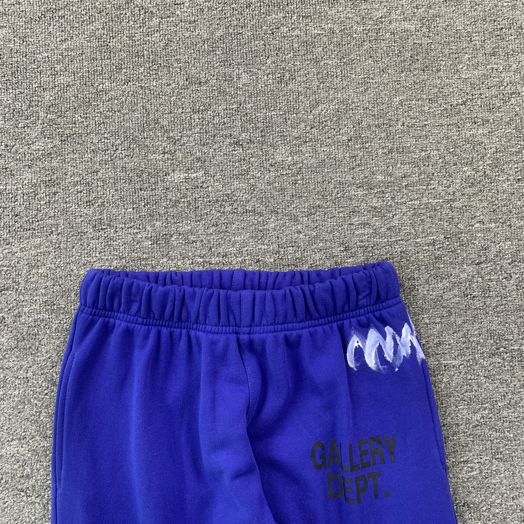 Gallery Dept Paint Sweatpants Blue