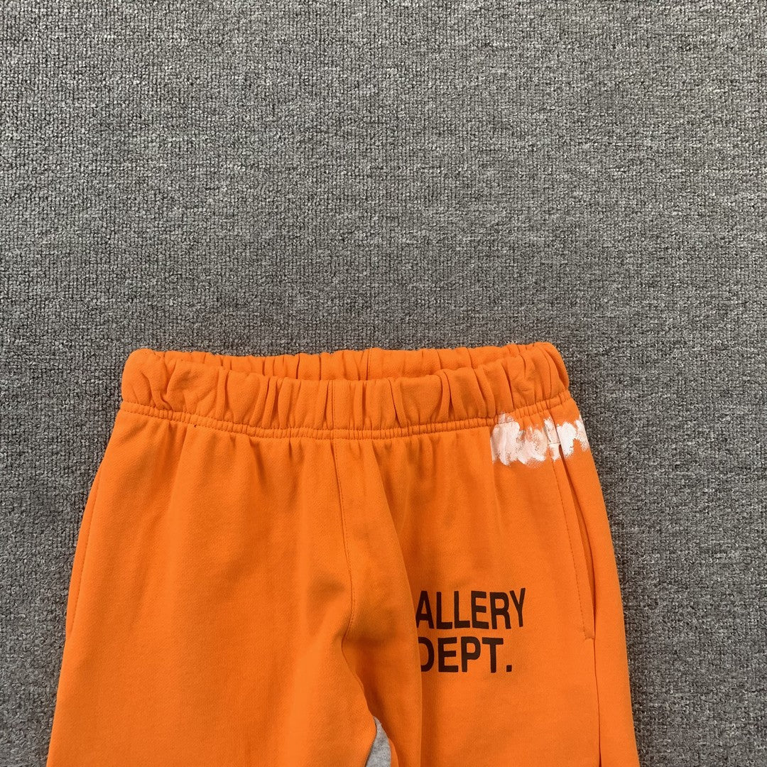 Gallery Dept Paint Sweatpants Orange