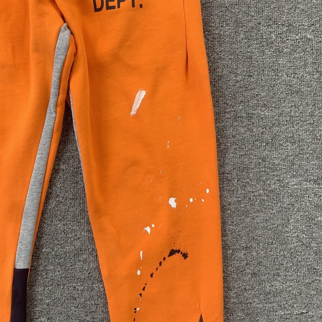 Gallery Dept Paint Sweatpants Orange
