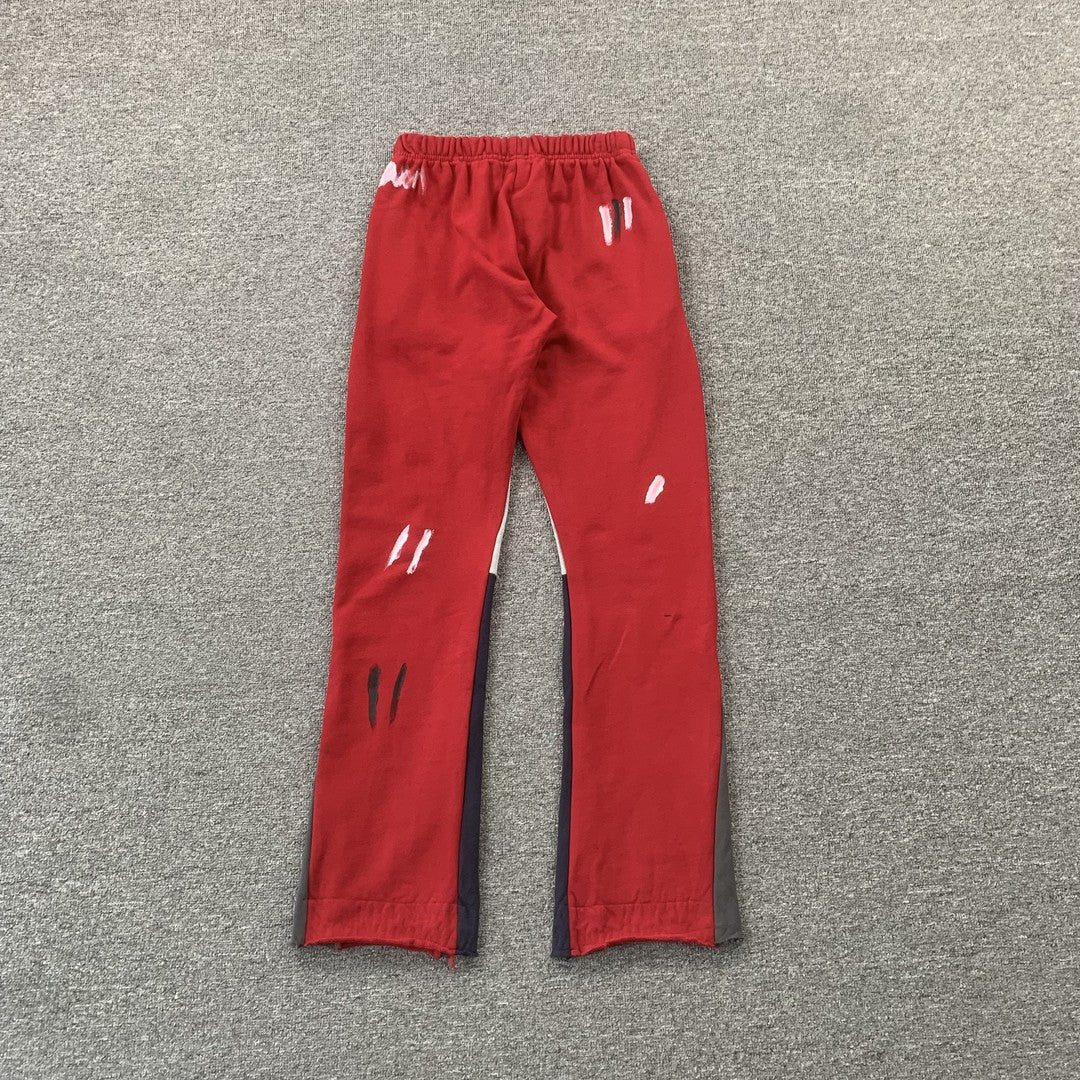 Gallery Dept Paint Sweatpants Red