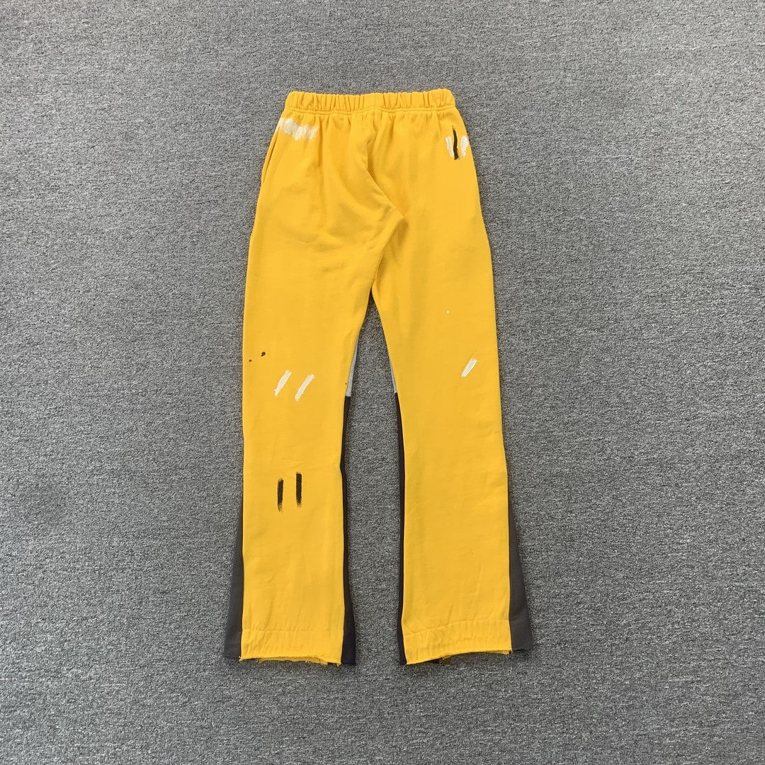 Gallery Dept Paint Sweatpants Yellow