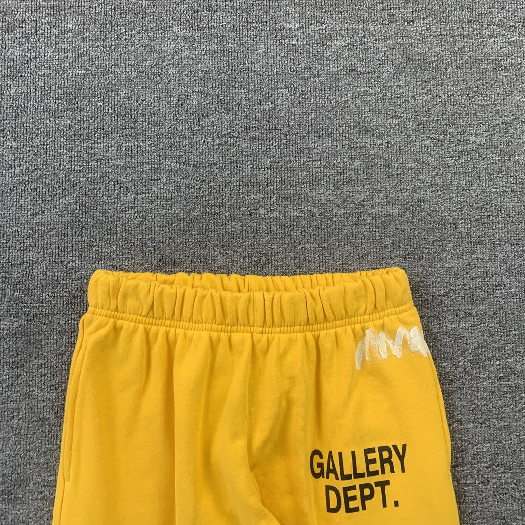 Gallery Dept Paint Sweatpants Yellow