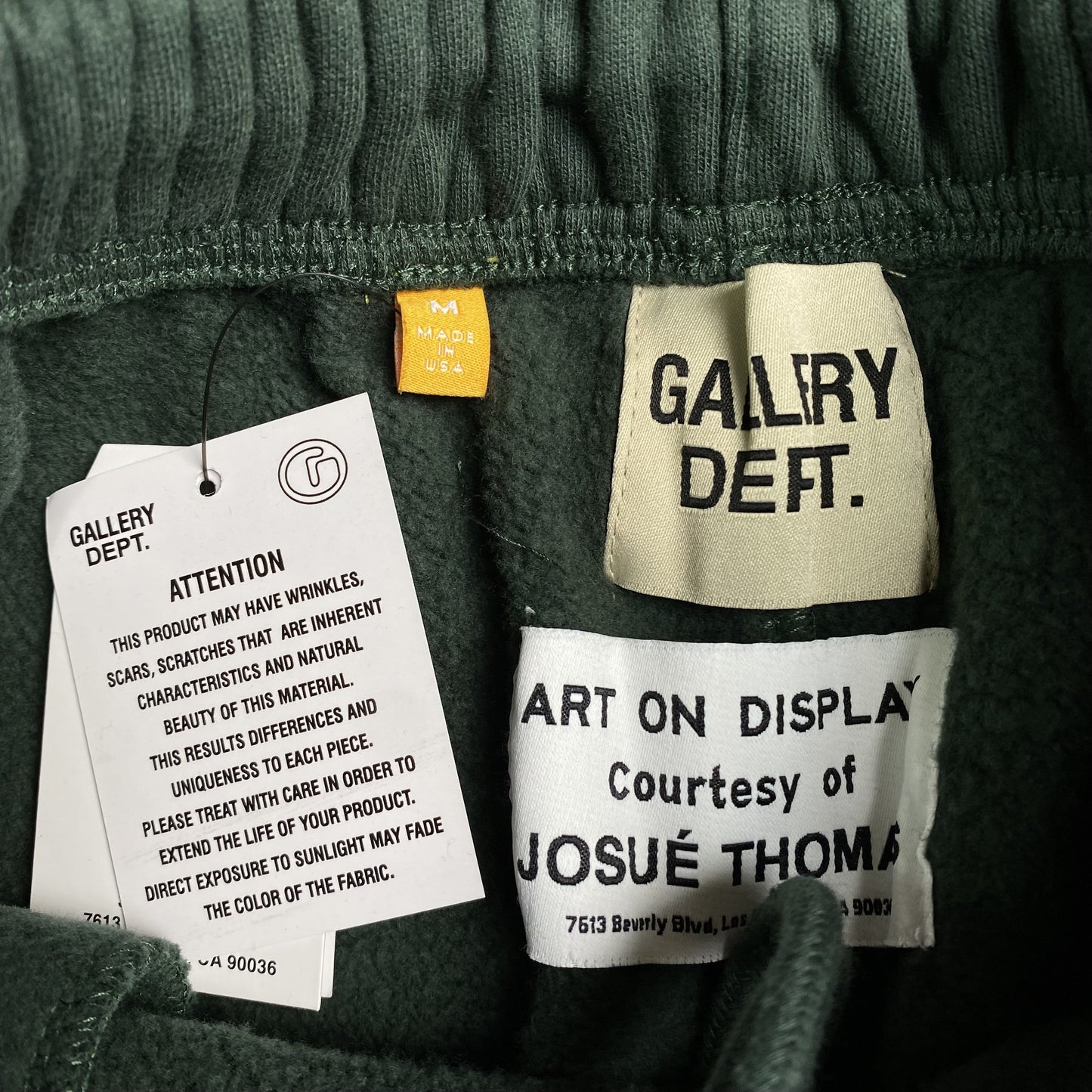 Gallery Dept Painted Property Sweatpants Green
