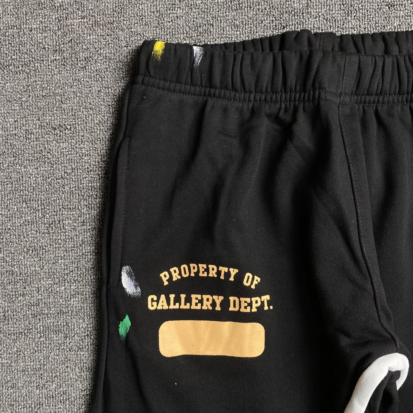 Gallery Dept Painted Sweatpants Black