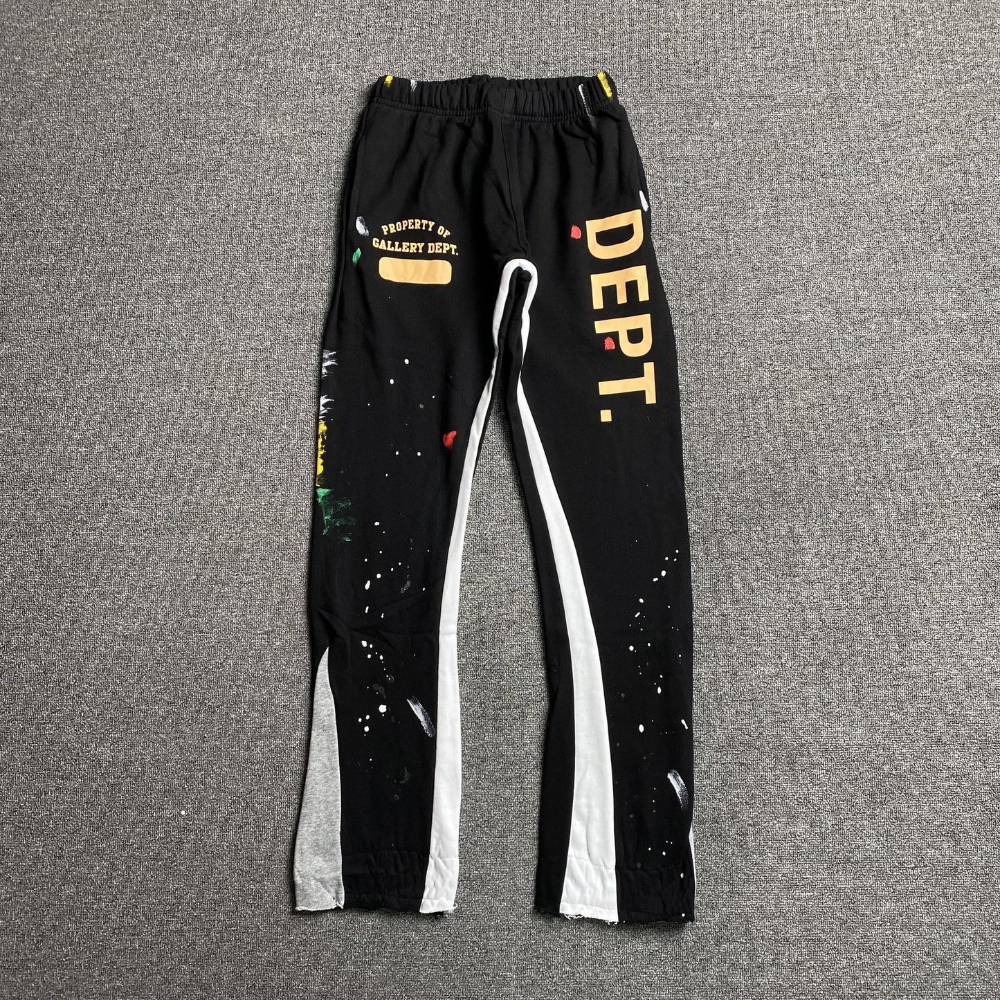 Gallery Dept Painted Sweatpants Black
