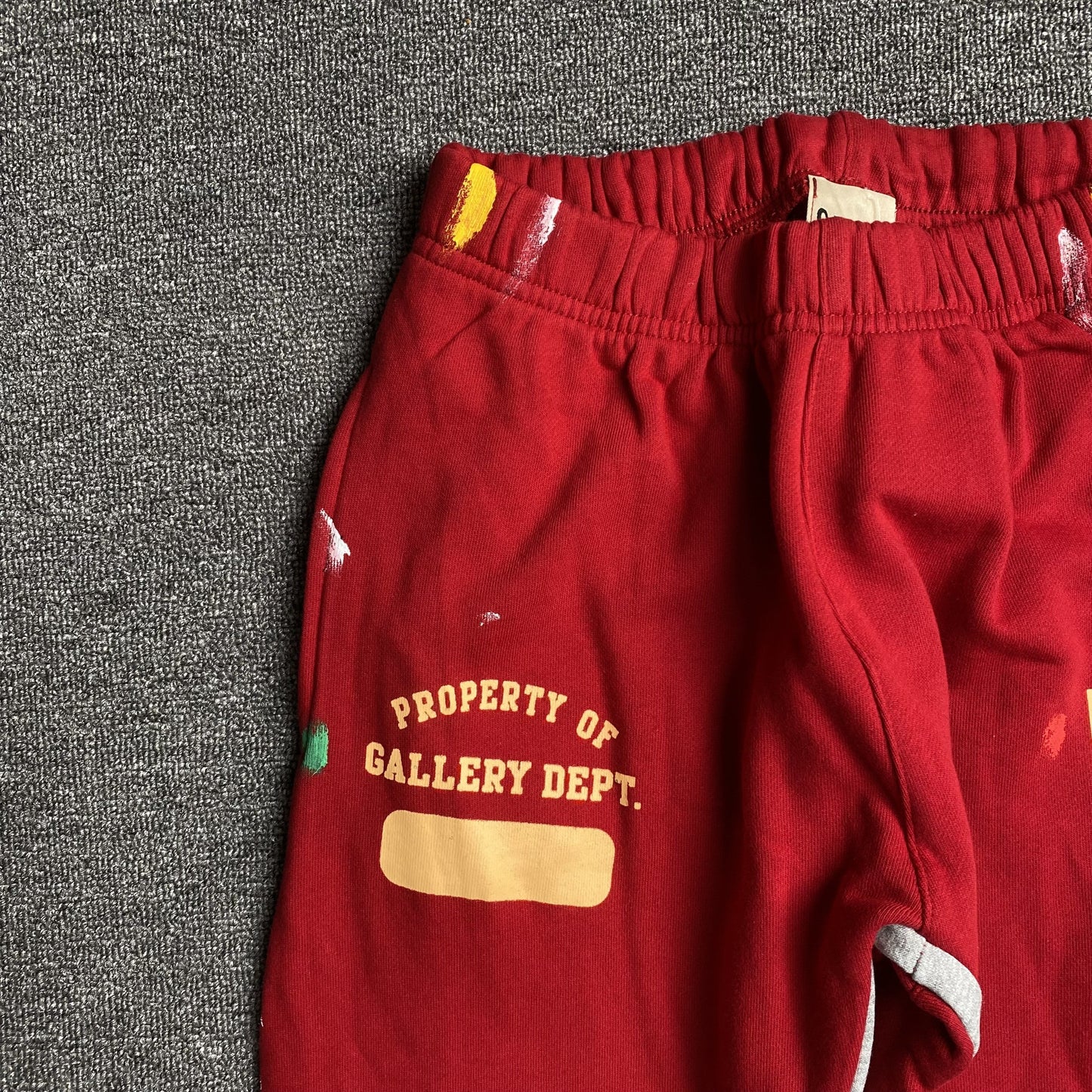 Gallery Dept Painted Sweatpants Red