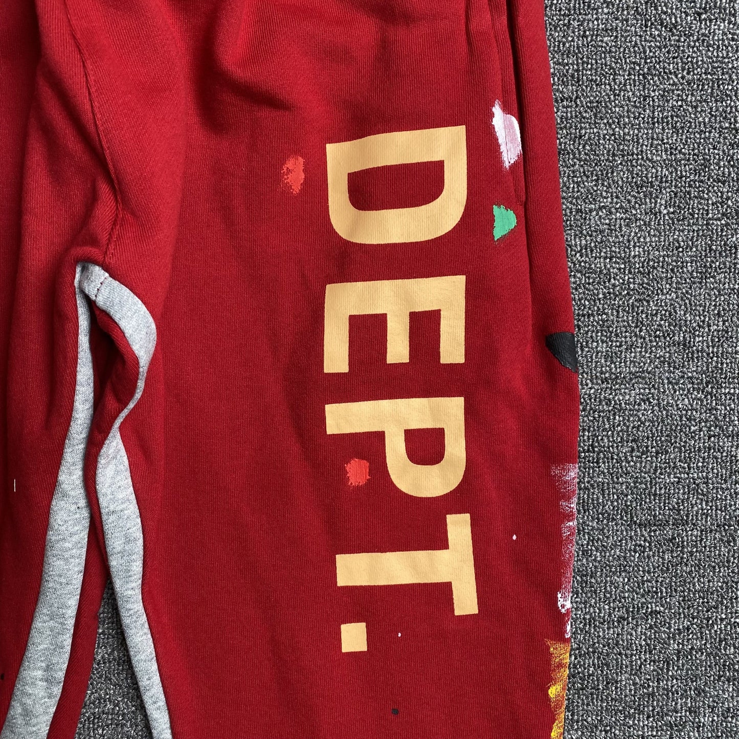 Gallery Dept Painted Sweatpants Red