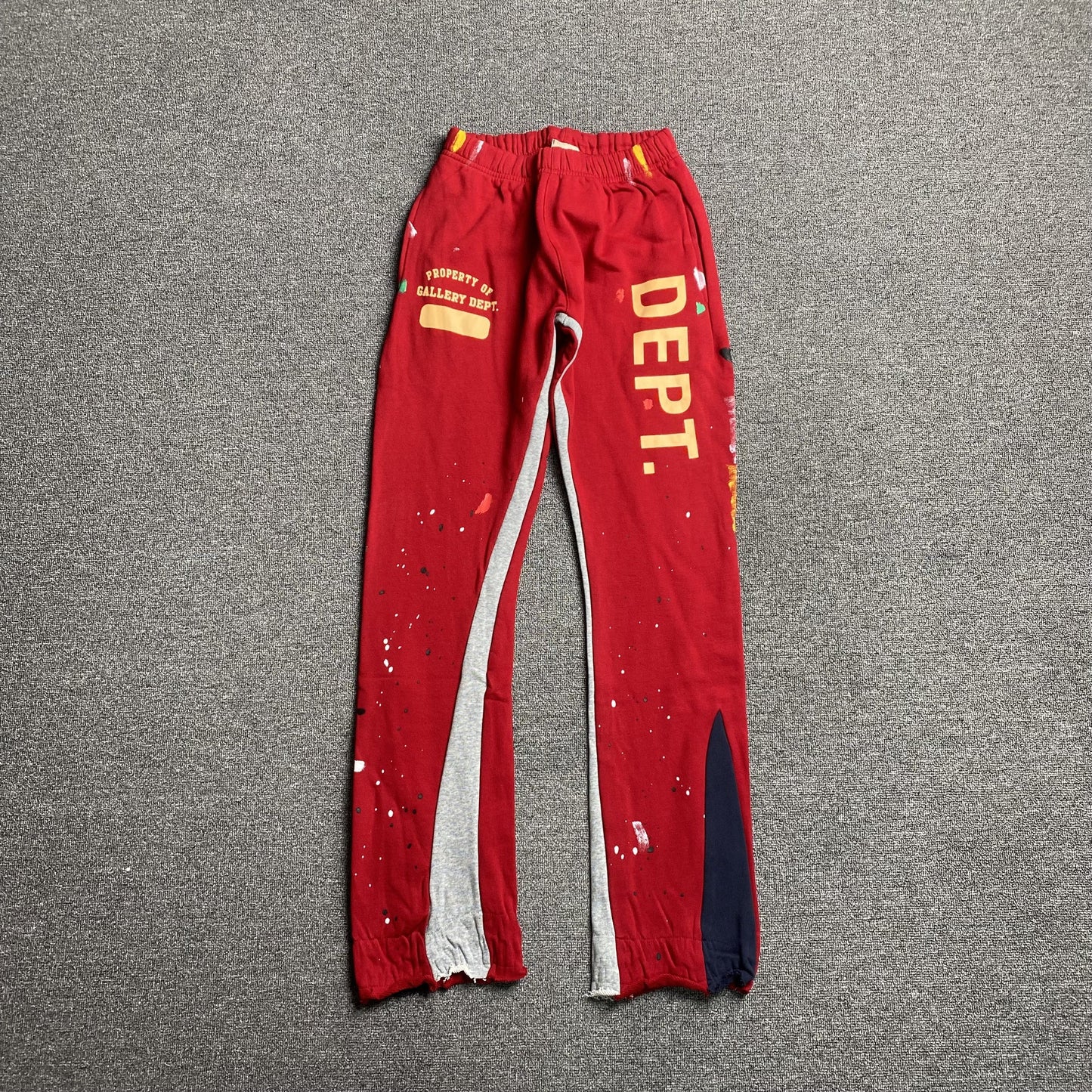 Gallery Dept Painted Sweatpants Red