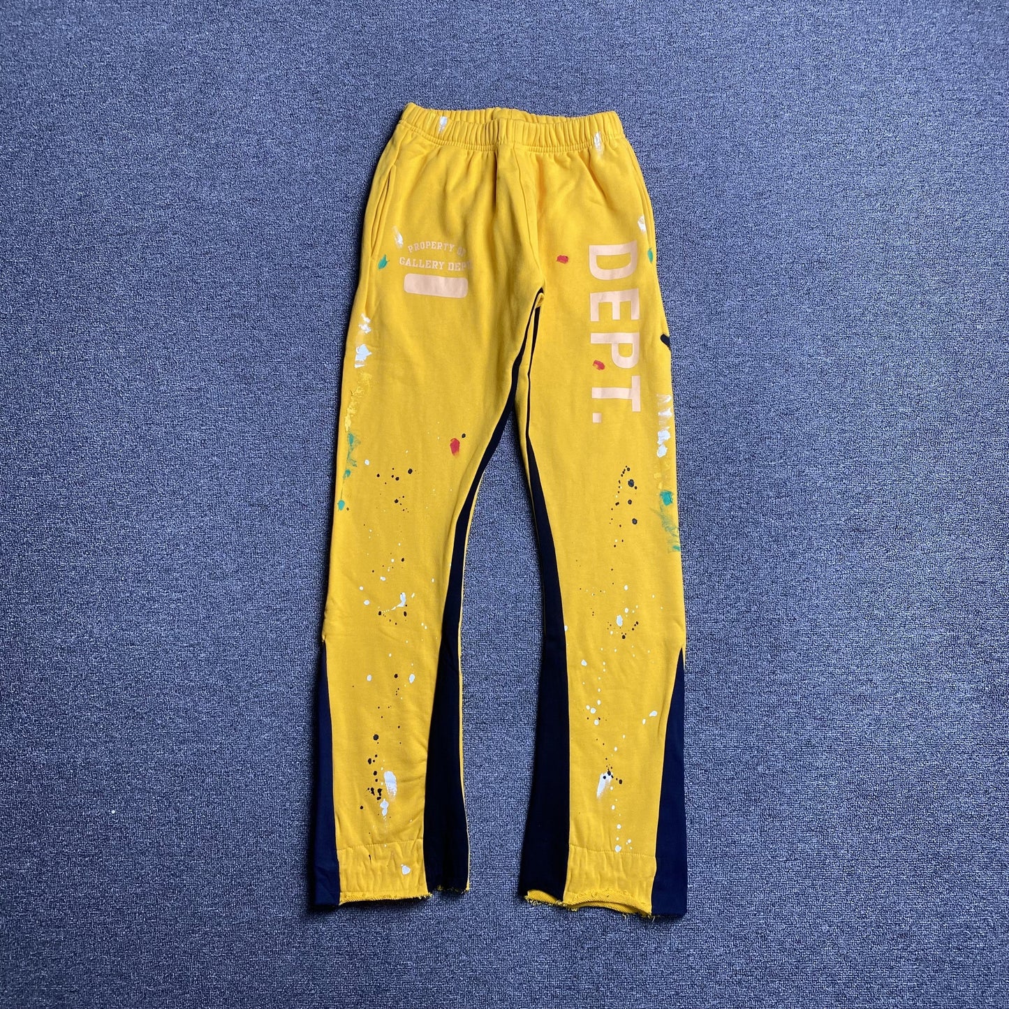 Gallery Dept Painted Sweatpants Yellow