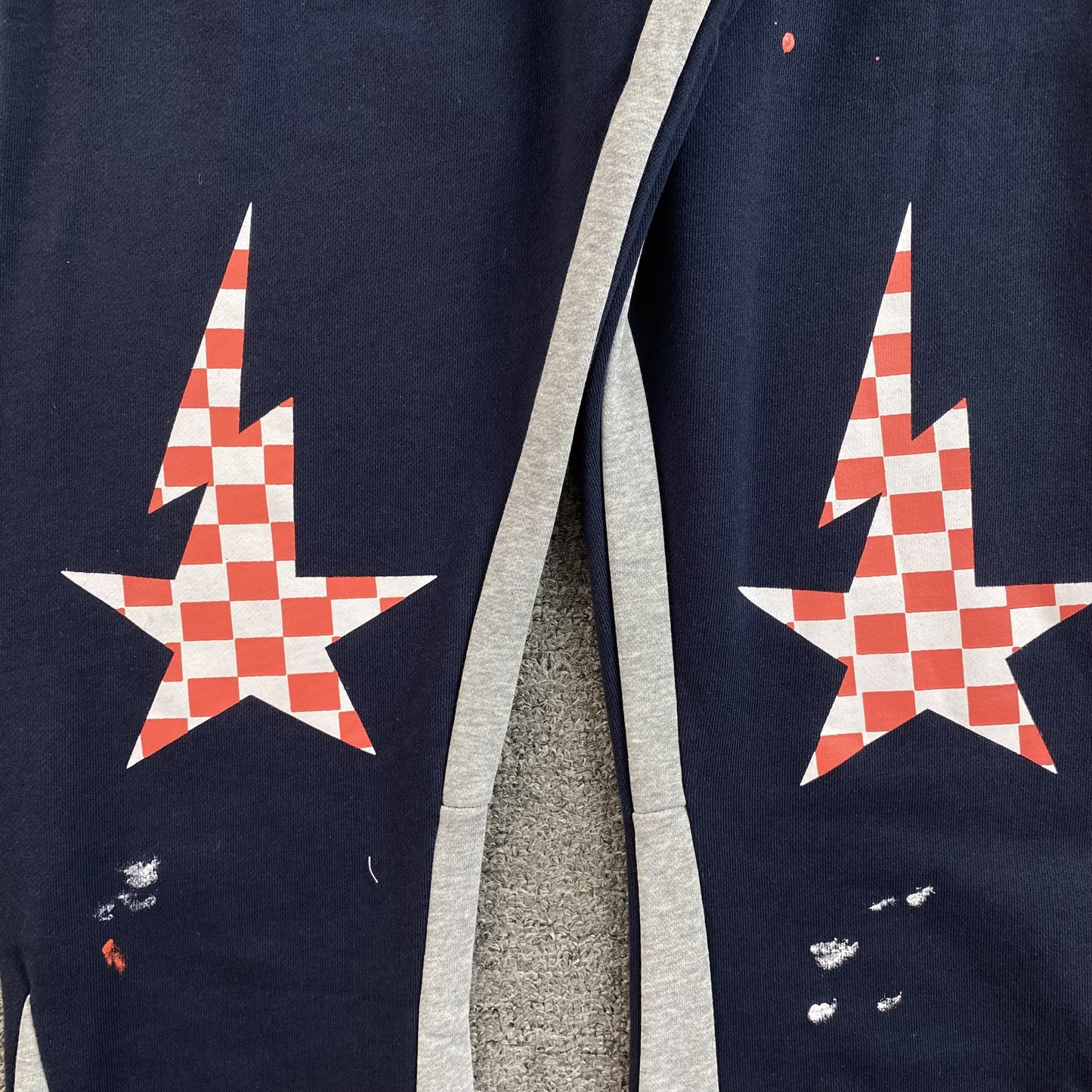 Gallery Dept Star Sweatpants Blue