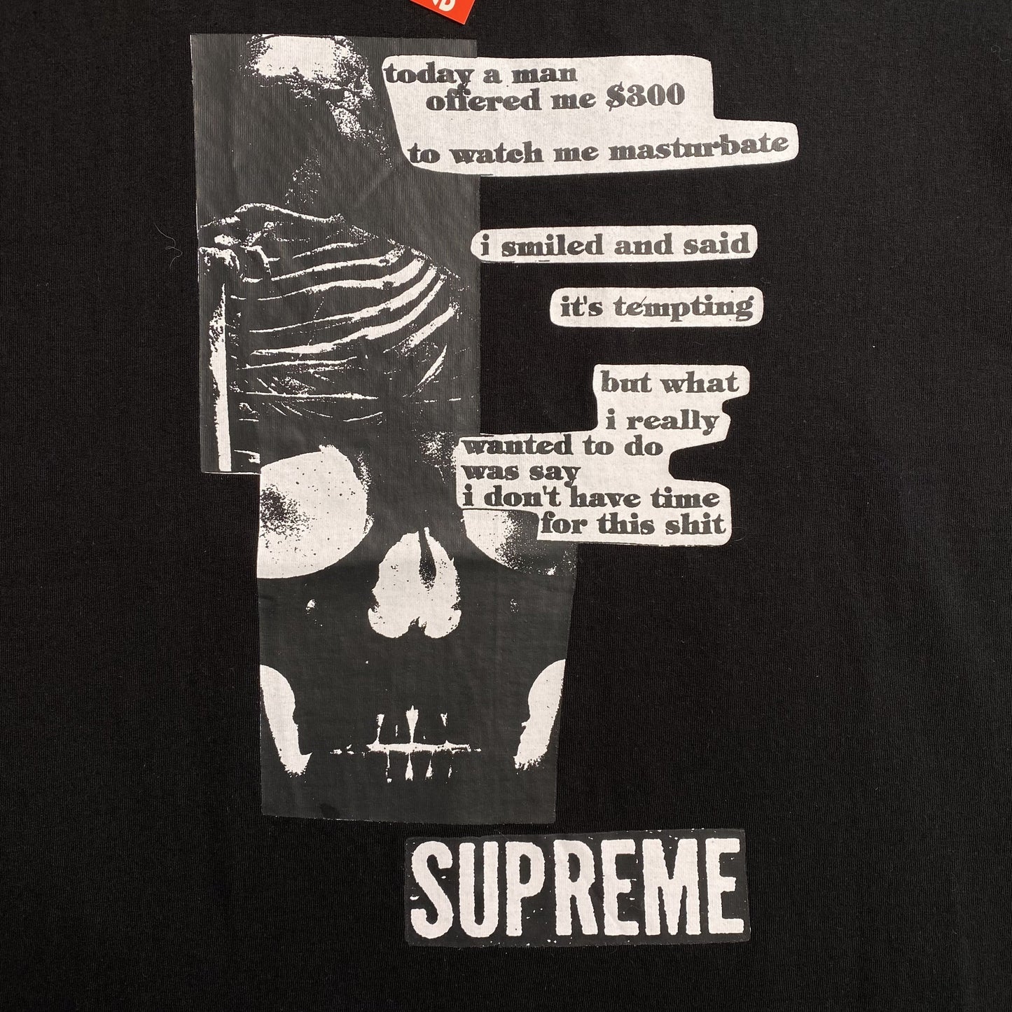 Supreme Anatomy Tee Black