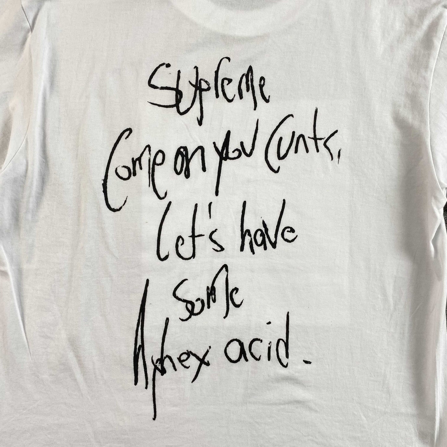 Supreme Aphex Twin Windowlicker Tee White