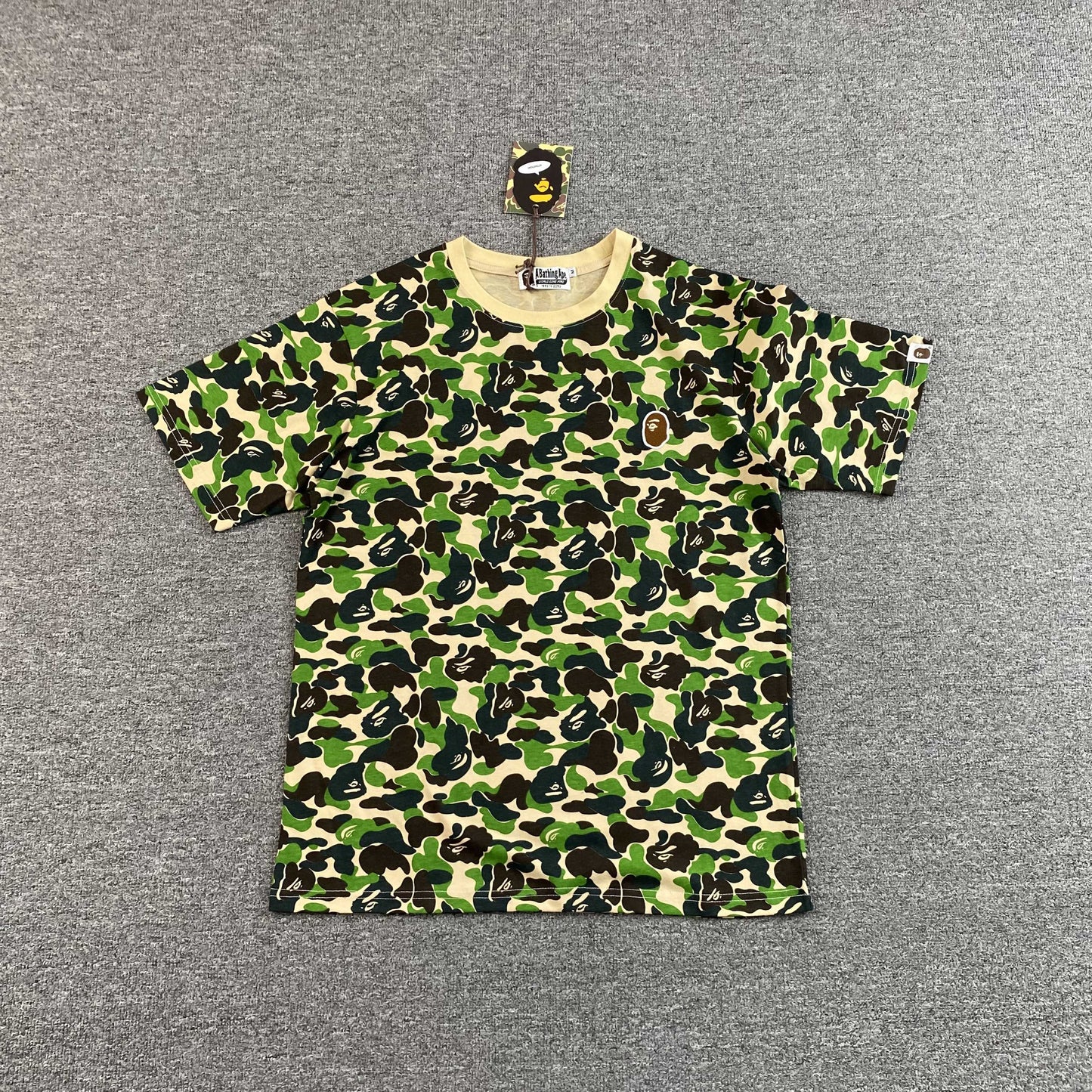 Bape 1st Camo One Point Tee Green
