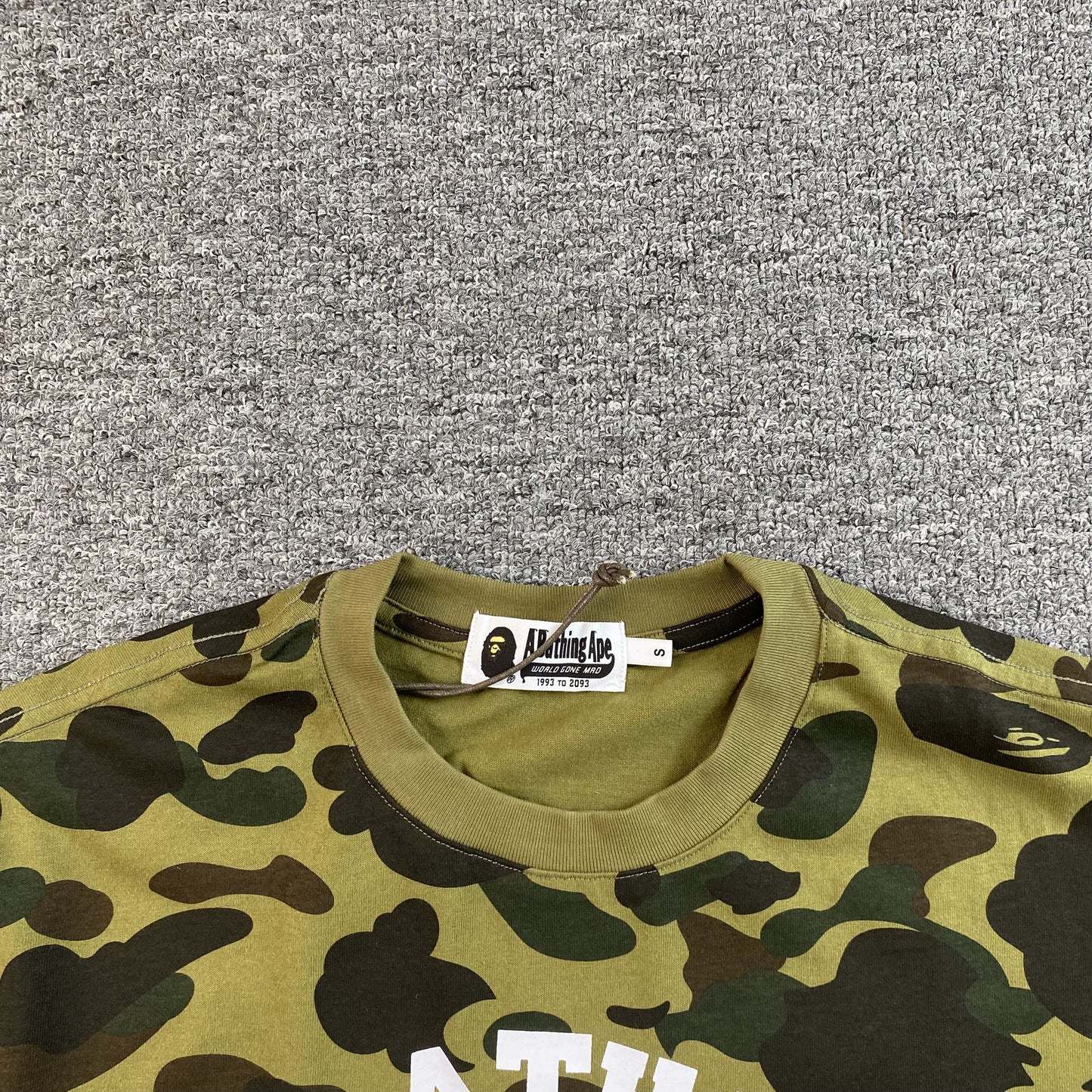 Bape 1st Camo Tee Green