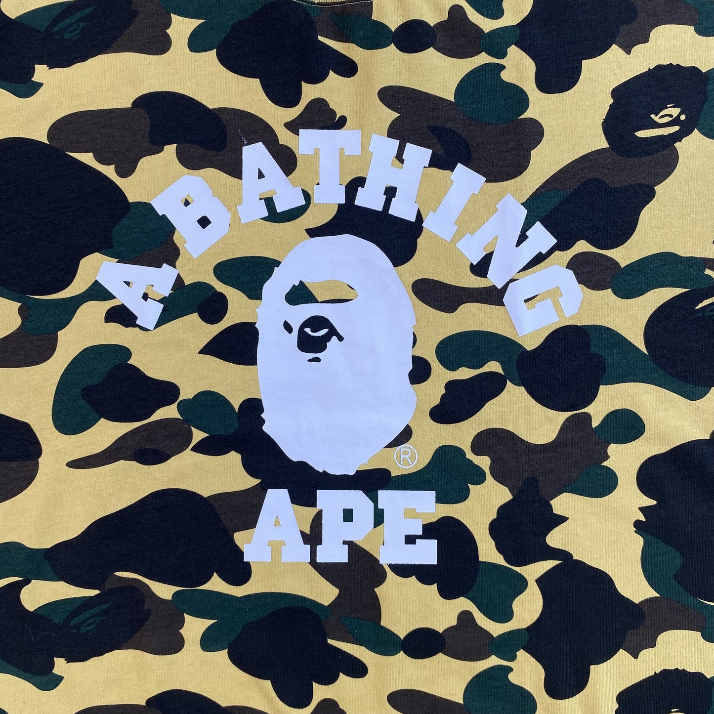 Bape 1st Camo Tee Yellow