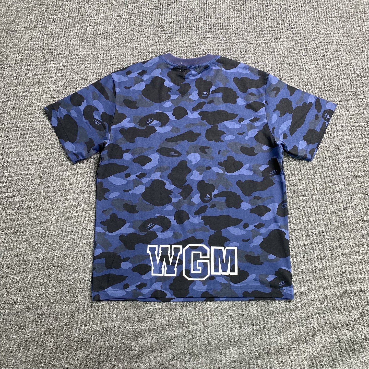 Bape ABC Camo Shark Tee Blue
