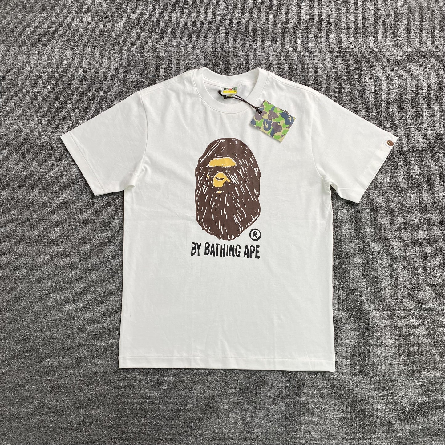 Bape Hand Draw Tee White