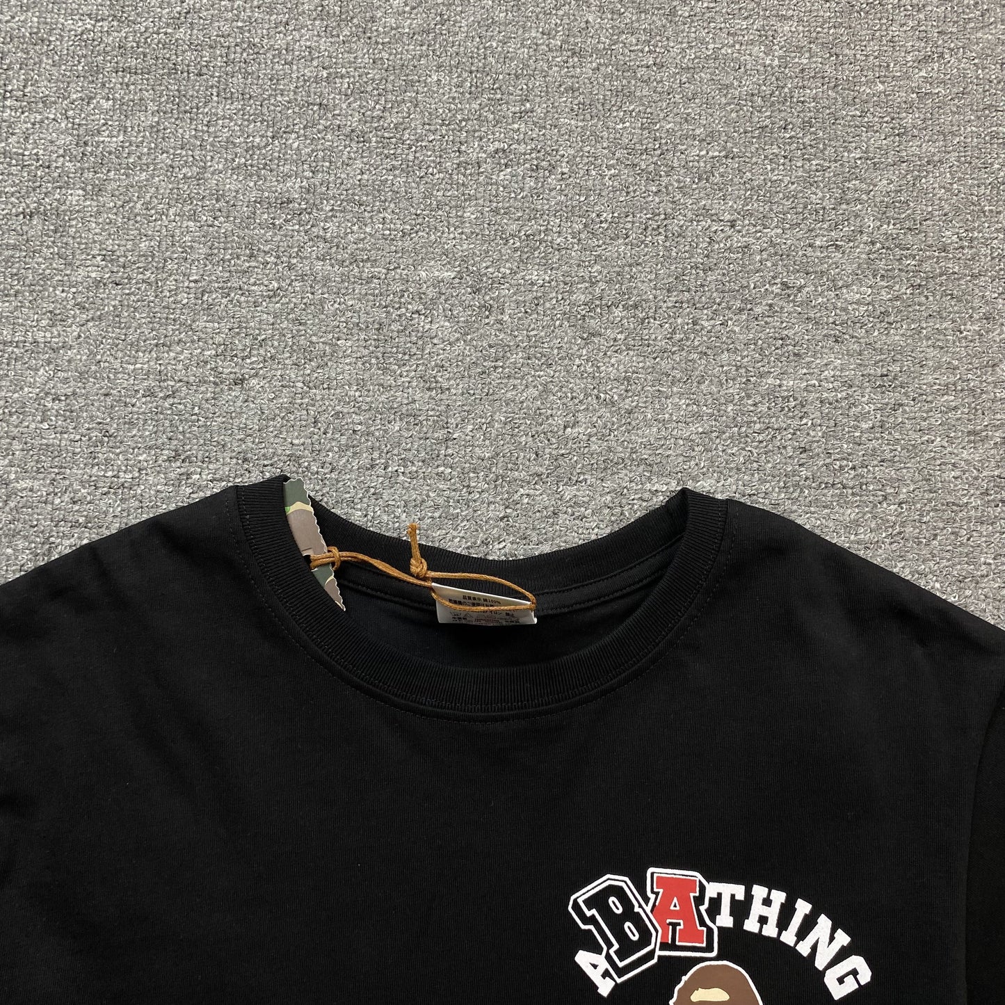 Bape Multi Fonts Tee Black
