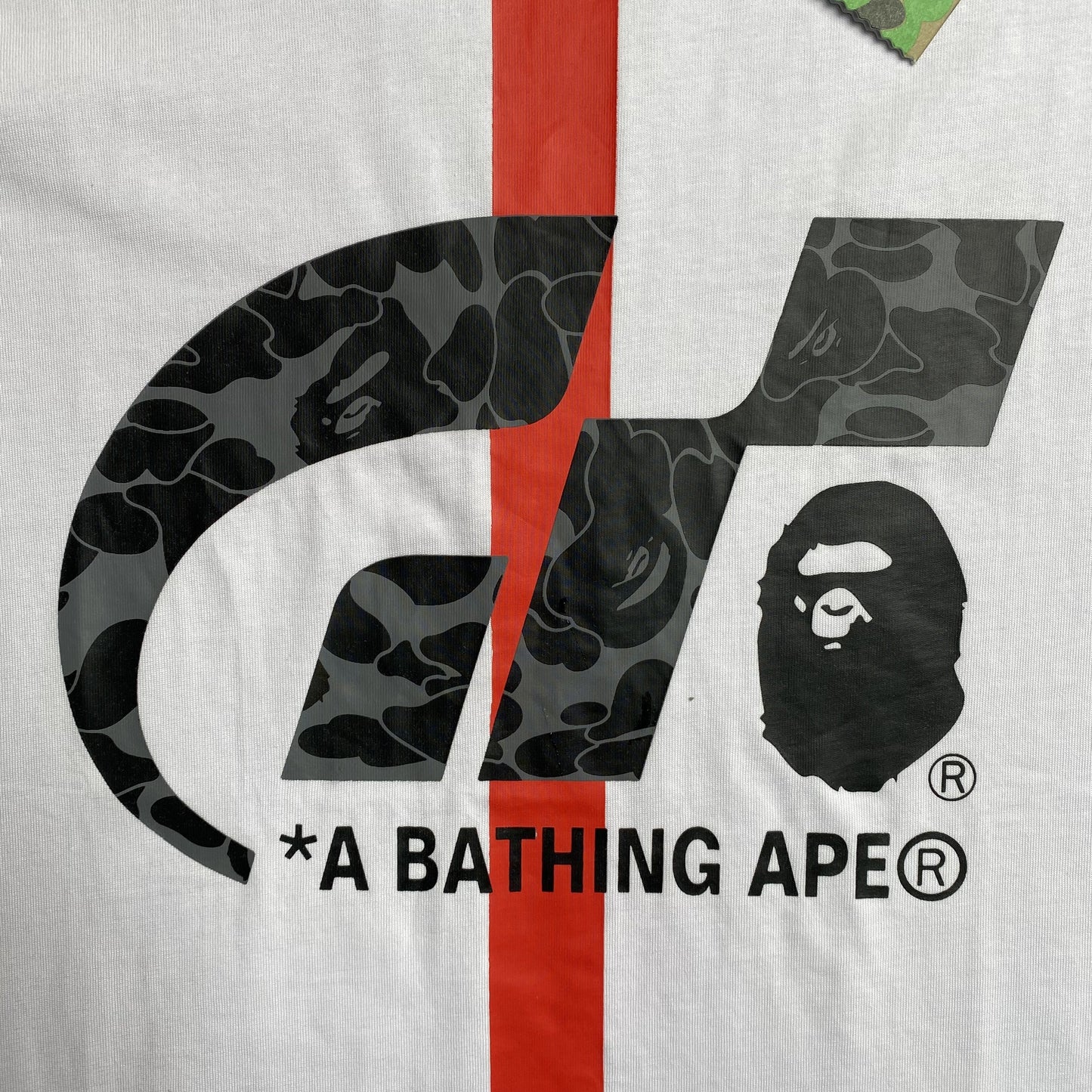 Bape x Gran Turismo Tee White