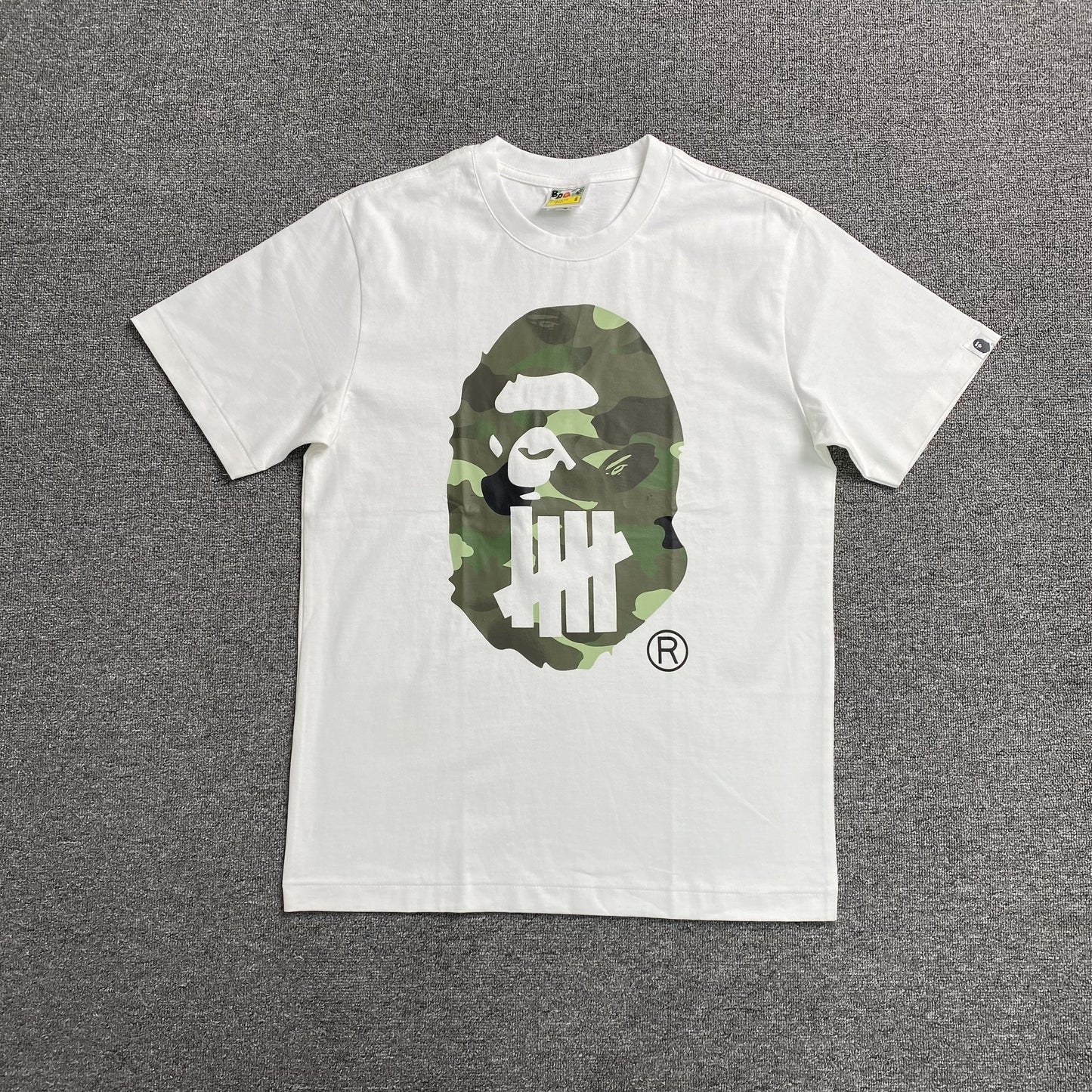 Bape x Undefeated Tee White