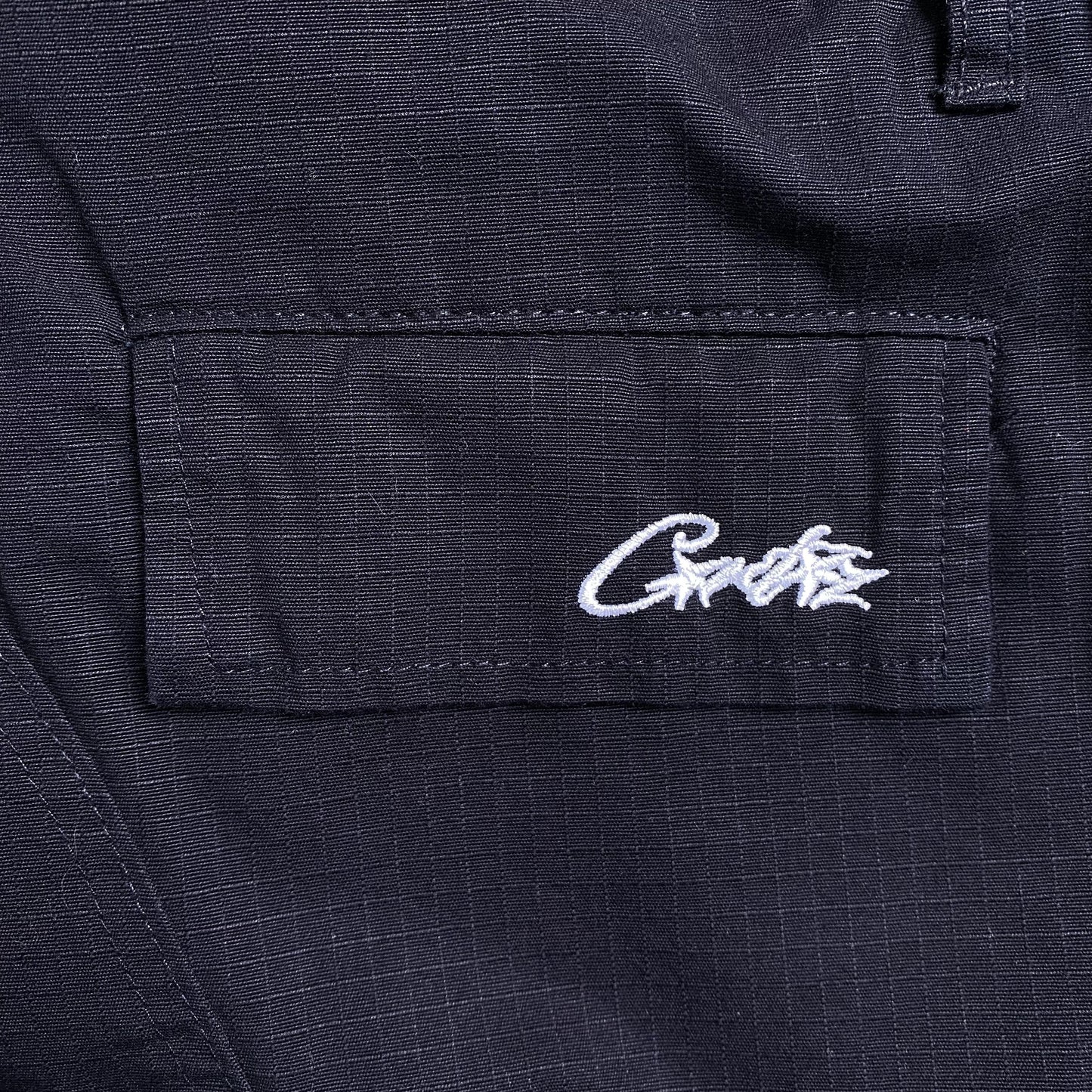 Corteiz Alcatraz Cargo Shorts Black