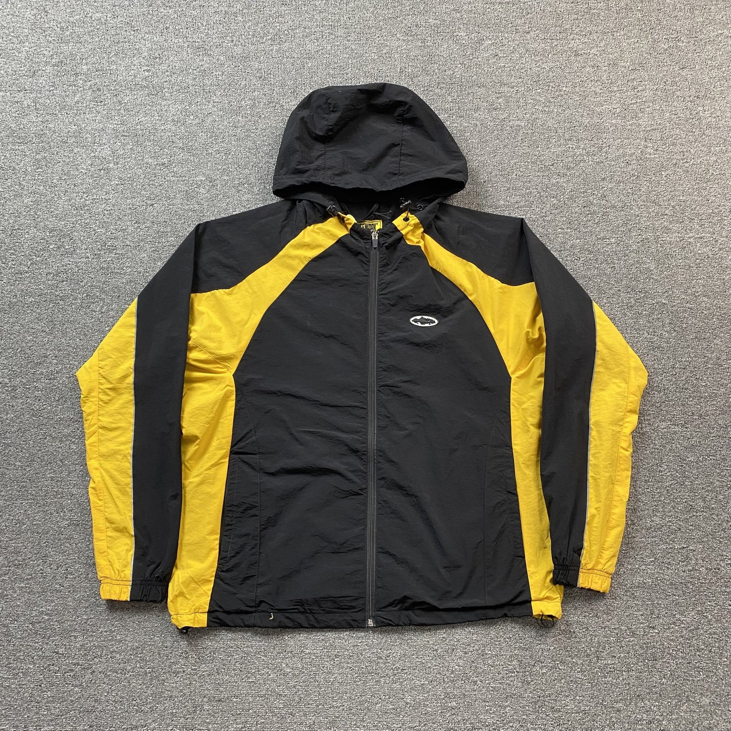 Corteiz Spring Jacket Black Yellow