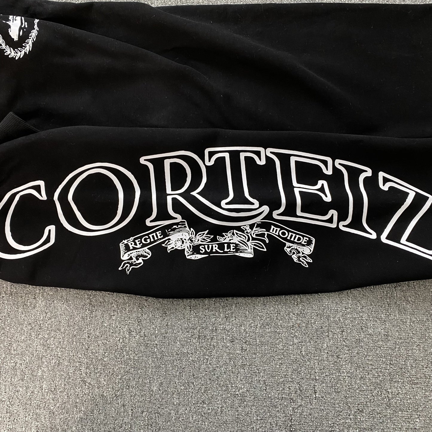 Corteiz Superior Royale Open Hem Pants Black