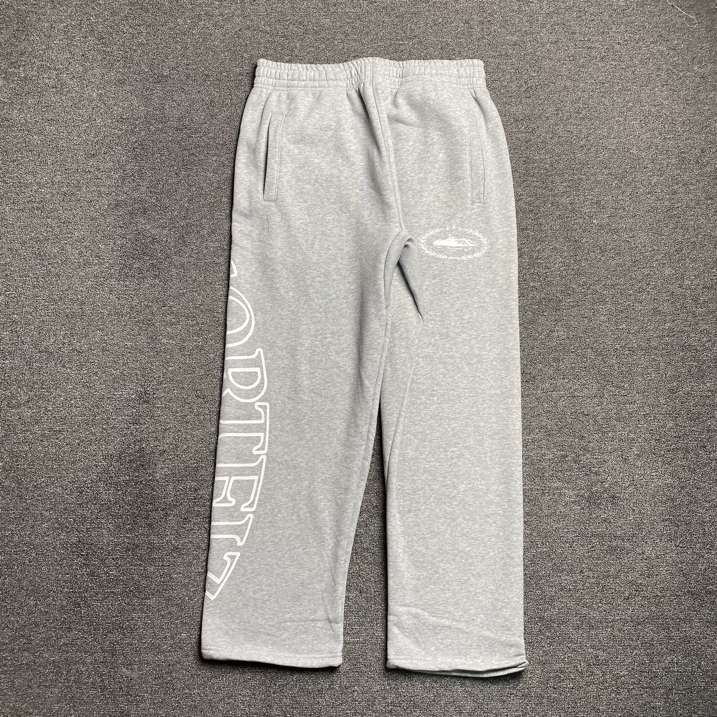 Corteiz Superior Royale Open Hem Pants Grey
