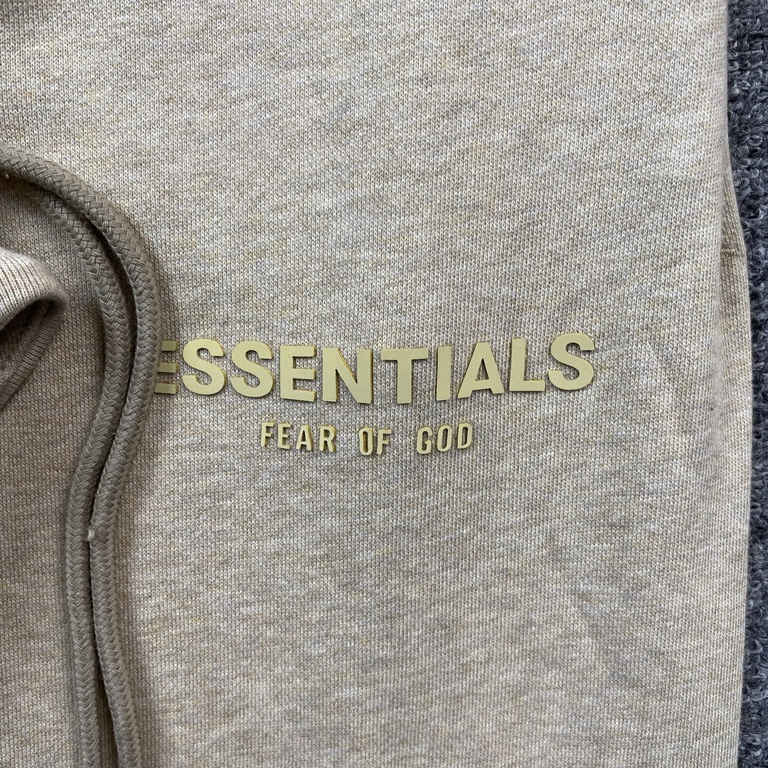 Fear Of God Essentials Small Logo Pants Gold Heather