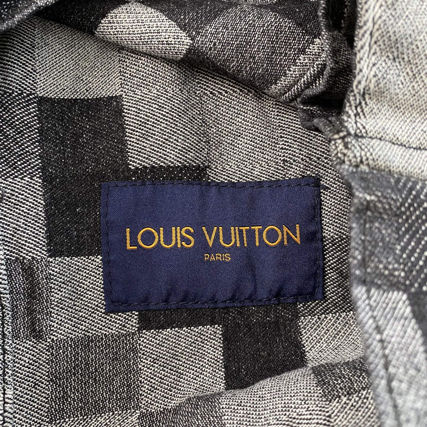 Louis Vuitton Damier Damoflage Classic Denim Jacket Black