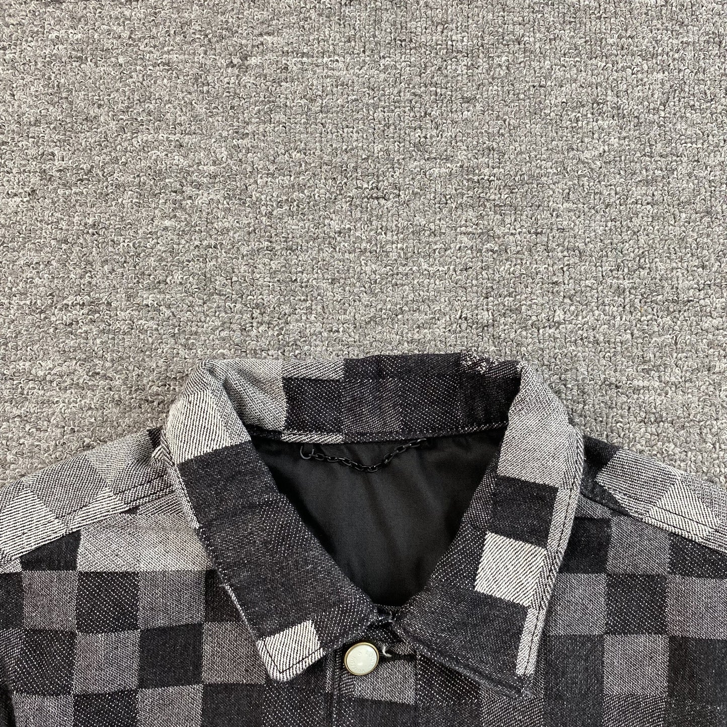 Louis Vuitton Damier Damoflage Classic Denim Jacket Black