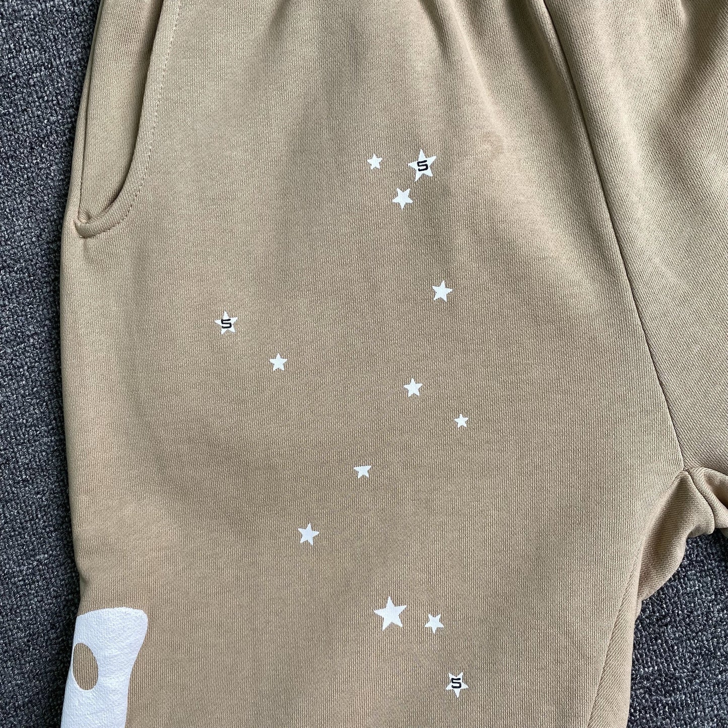Sp5der Beluga Sweatpants Sand