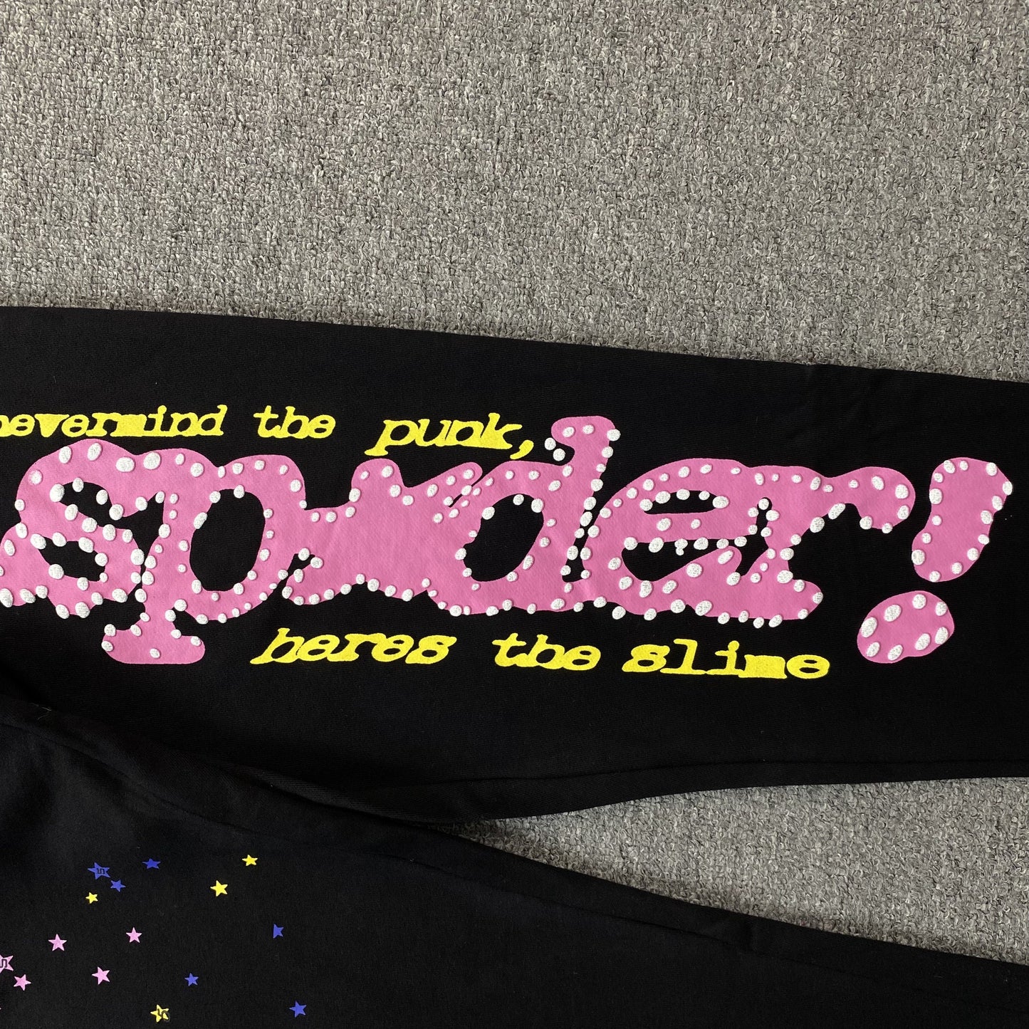 Sp5der P*Nk V2 Sweatpants Black