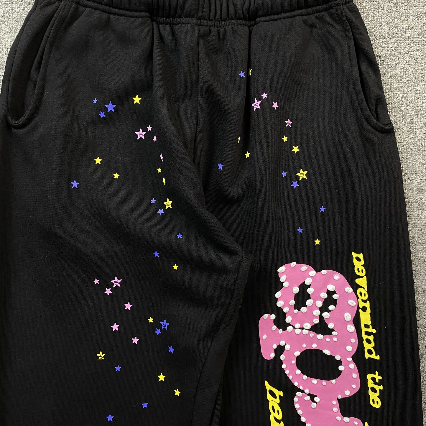 Sp5der P*Nk V2 Sweatpants Black