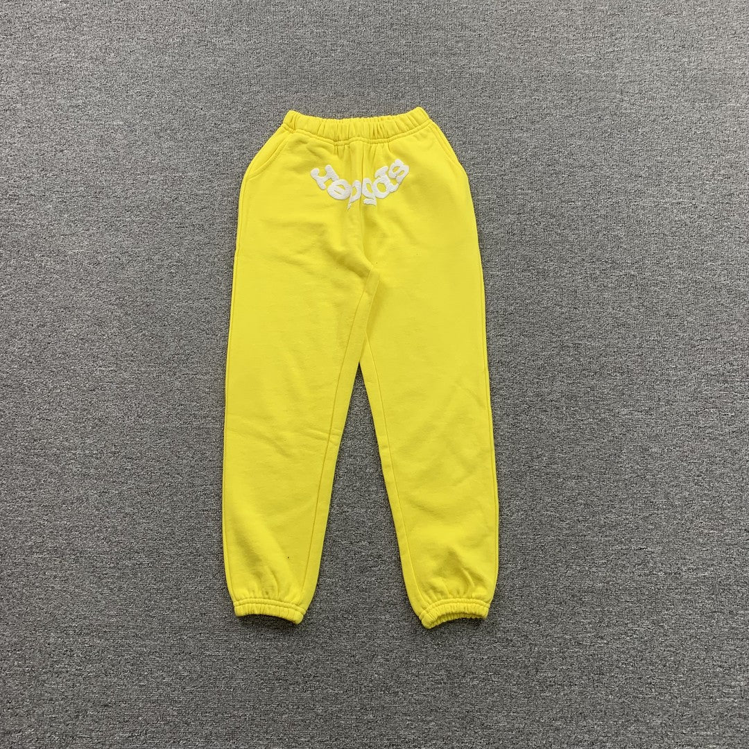 Sp5der Websuit Sweatpants Yellow