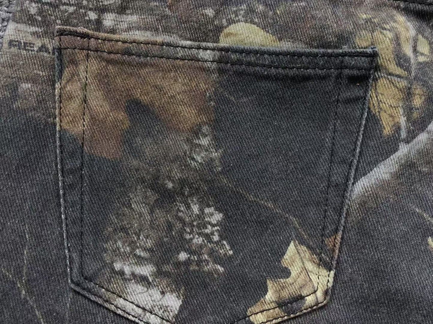 Stussy Big Ol' Denim Shorts Camo
