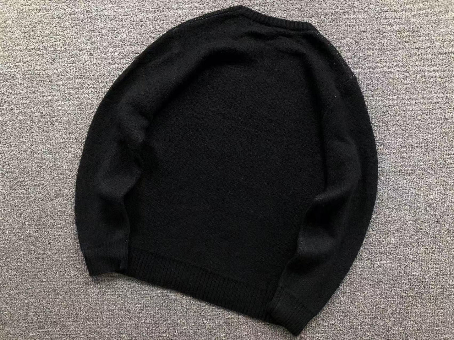 Stussy Dice Mohair Knit Sweater Black