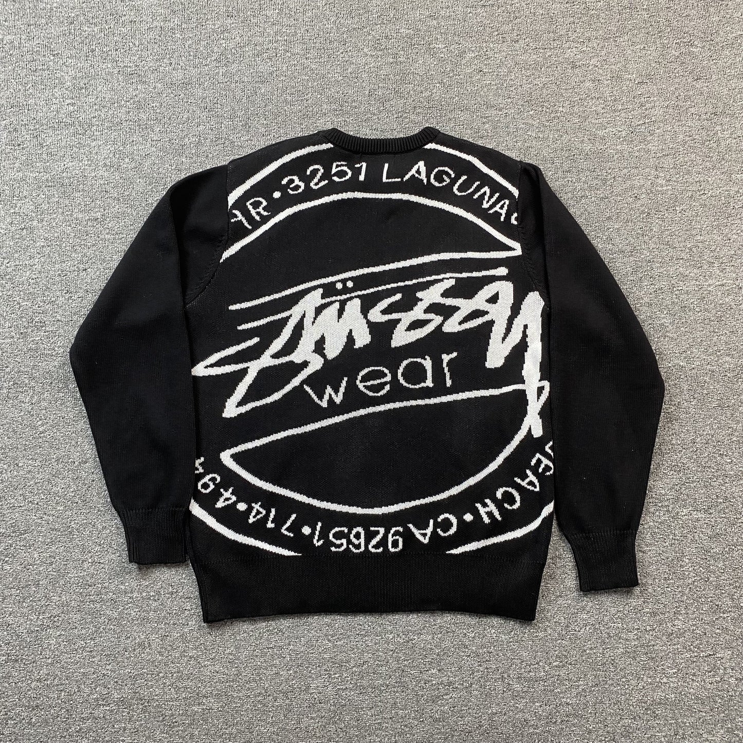 Stussy Laguna Icon Sweater Black