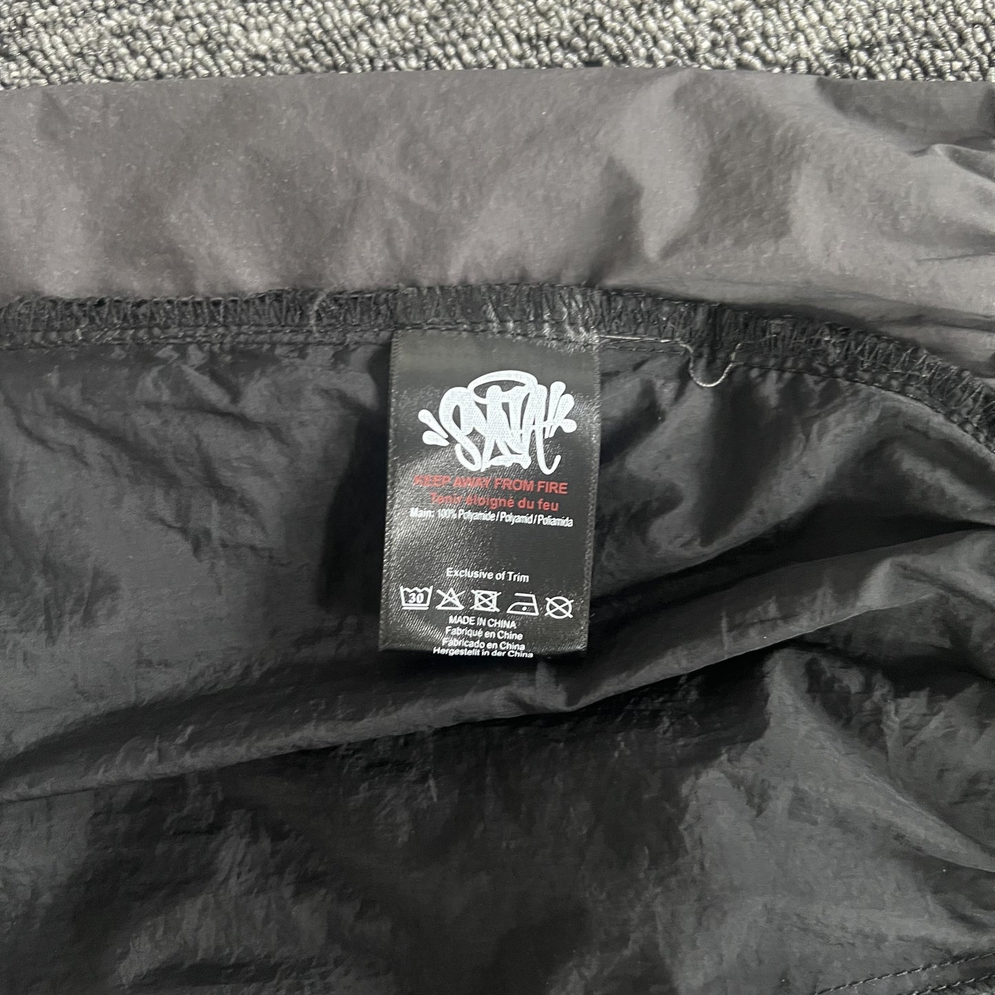 Syna World Syna Logo Shell Jacket Black