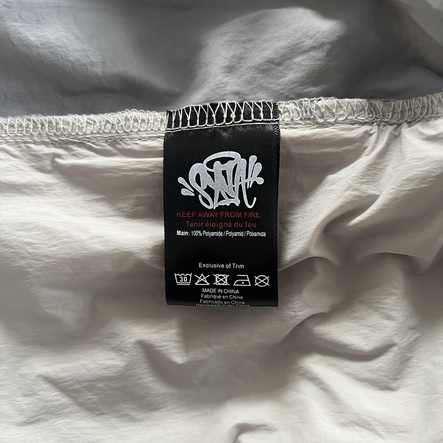 Syna World Syna Logo Shell Jacket Grey