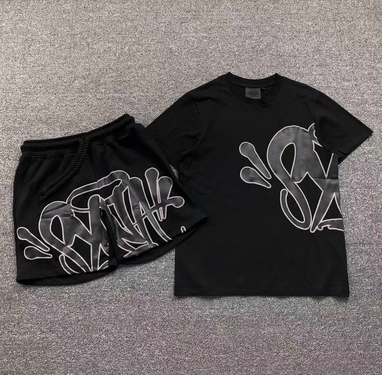 Syna World Syna Logo T-Shirt/Short Set Black