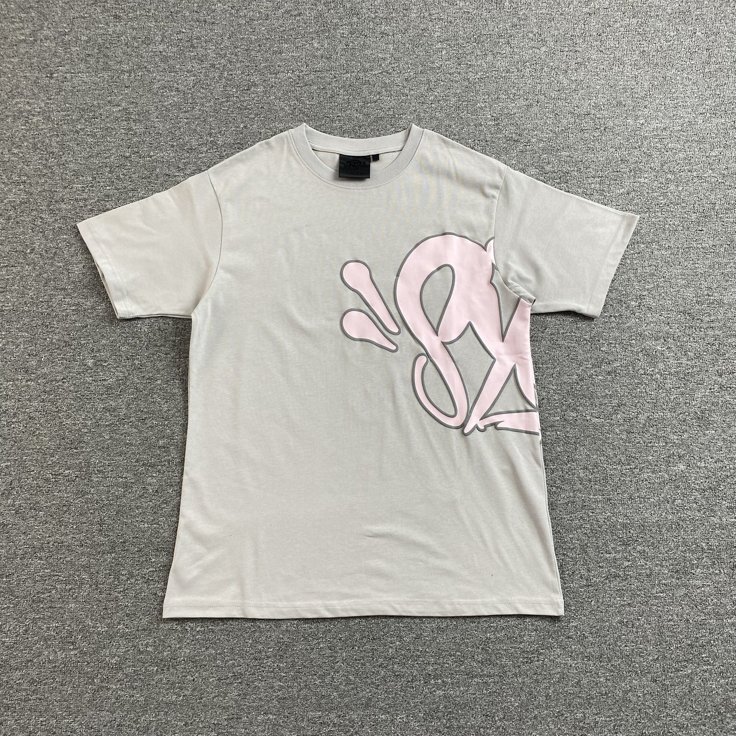 Syna World Syna Logo T-Shirt/Short Set Grey Pink