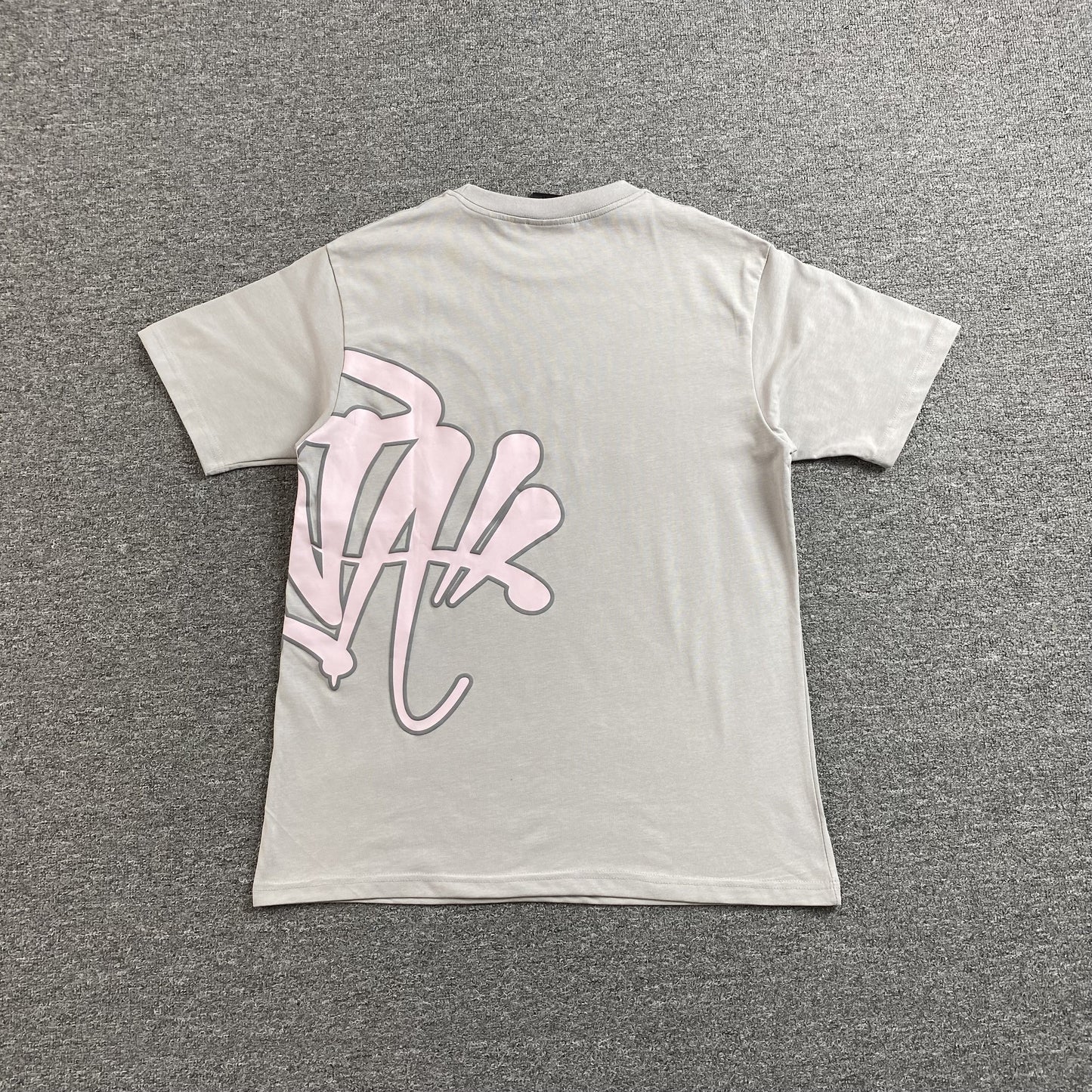 Syna World Syna Logo T-Shirt/Short Set Grey Pink