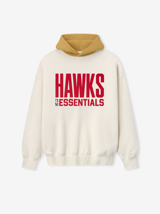 Essentials Hawks Hoodie – Cream & Caramel Yellow